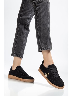 Bahrina Kadın Kelebek Yıldız Tokalı Günlük Sneaker