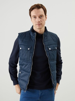 Lc Waikiki Yeni Sezon Standart Kalıp Dik Yaka Erkek Şişme Yelek