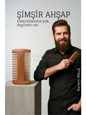 MiraLive Ahşap Sakal ve Bıyık Tarağı – Antistatik Şimşir Tarak