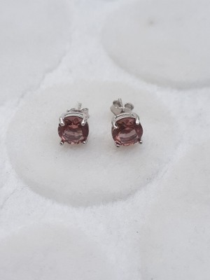 Canka Sultanit Taşlı Gümüş Küpe