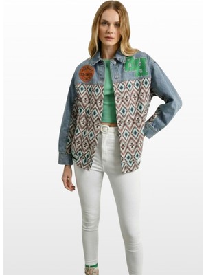 Rovebella Patchwork Kot Ceket