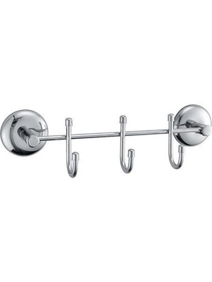 İnura Global Inura Global® 3 Kancalı Dekoratif Askılık Mutfak Banyo Duvar Yüzeyi Askısı