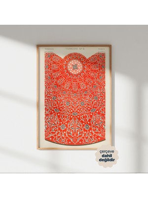 Persona Istanbul Owen Jones "turkish No 3" - Türk Süsleme Sanatı ve Vintage Desen Posteri (Çerçevesiz)