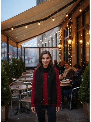 Triko Püskül Atkı