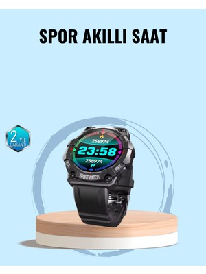 Spor Akıllı Saat – Nabız Ölçer, Adım Sayar ve Hareketsizlik Hatırlatıcılı