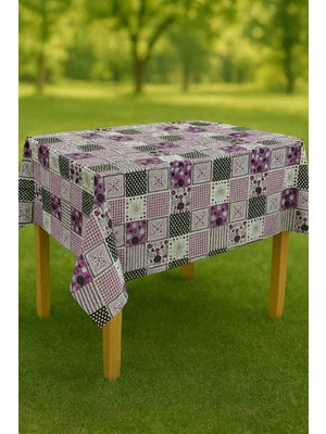 Masa Örtüsü & Piknik Örtsü -Raşel Kumaş 120 cm x 160 cm -Kare Desenli