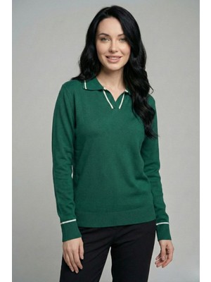 Rovebella Ribelle Yeşil Triko Kazak