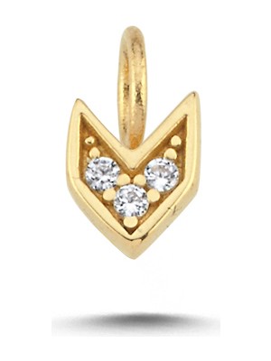 Cherry By Özkonak Taşlı Ok Ucu Charm