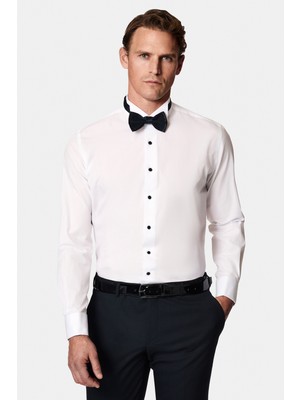 Abdullah Kiğılı Slim Fit Dar Kesim Pamuk Ata Yaka Gömlek