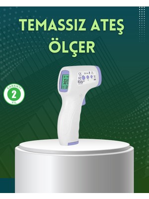 Evyora Kızılötesi Temassız Ateş Ölçer LCD Ekranlı Hassas Termometre