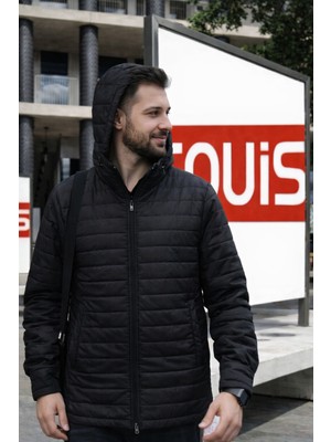 Couis Erkek Dik Yaka Kapitone Içi Polarlı Iç Cepli