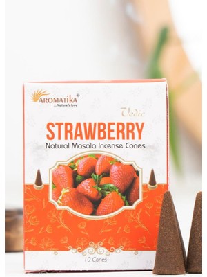 Aromatika Çilek Konik Tütsü