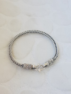 Canka İthal Erkek Gümüş Bileklik