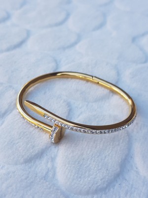 Canka Taşlı Çivi Model Çelik Kelepçe