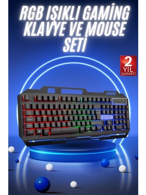 Gaming Oyuncu Klavyesi LED Aydınlatmalı Mekanik Hisli (Neva-Box)