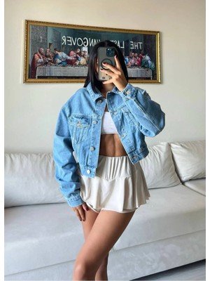Denikk Trend Crop Kot Ceket