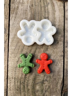 Hepta Collection Ginger Mini Ikili Mum Kalıbı (Silikon)