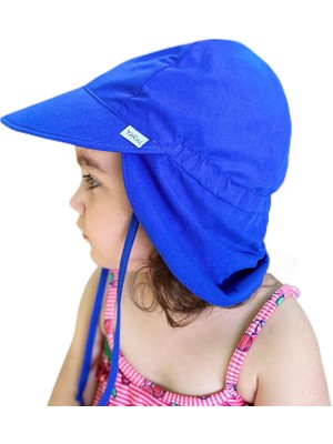 Hepta Collection Flap Lejyoner Ense Korumalı Boyundan Bağlamalı Çocuk Bebek Güneş Şapka