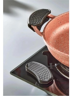 Hepta Collection Safestore Yanmaz Silikon Tencere Tava Tutacağı, 2'li Set