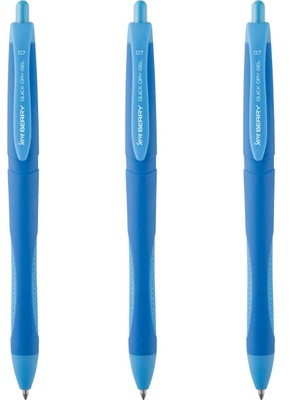 Hepta Collection Jel Kalem Berry 07 Mavi 3lü Set