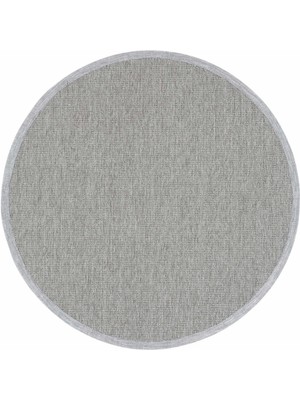 Cool Halı Lüksemburg Gri Yuvarlak Halı Sisal Leke Tutmaz Kolay Temizlenebilir Ev Oda Oturma Odası Salon Halısı
