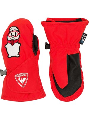 Rossignol L3 Baby Impr Unisex Çocuk Kırmızı Eldiven