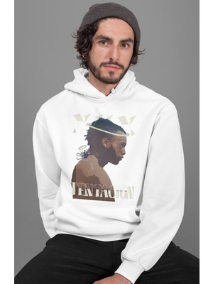 Sevbano Xxx Tentacion Rapper Baskılı Unisex Oversize Şarkıcı Hoodie