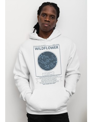 Sevbano Tasarım Billie Eilish Hit Me Hard And Soft Wildflower Baskılı Unisex Oversize Şarkıcı Hoodie