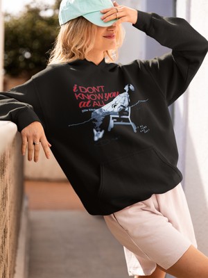 Sevbano Billie Eilish Hit Me Hard And Soft Baskılı Unisex Oversize Şarkıcı Hoodie