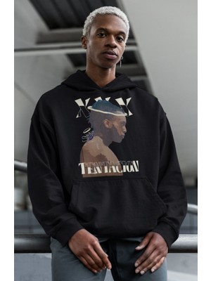 Sevbano Xxx Tentacion Rapper Baskılı Unisex Oversize Şarkıcı Hoodie