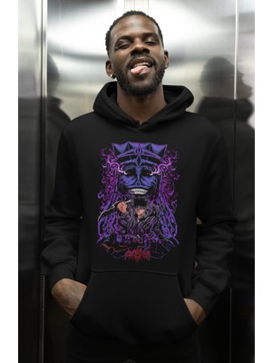 Sevbano Özel Tasarım Solo Leveling Arise Baskılı Unisex Oversize Anime Karakter Hoodie