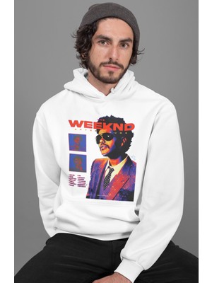 Sevbano The Weeknd After Hours Rapper Baskılı Unisex Oversize Şarkıcı Hoodie