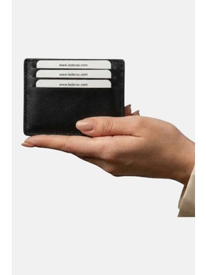Lederax Suni Deri Slim Kartlık Cüzdan LD632