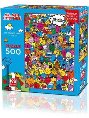 KS Games 14451 Puzzle 500 Mr Men Lisanslı 500 Parça Yetişkin Puzzle