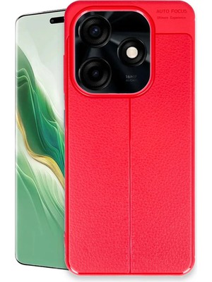 Newface Tecno Spark Go 2024 Kılıf Auto Focus Kapak - Kırmızı
