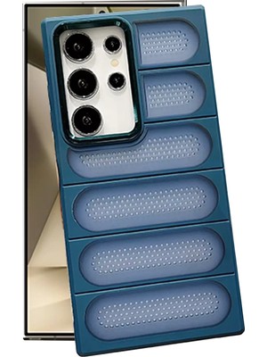 Newface Samsung Galaxy S24 Ultra Kılıf Airmax Silikon Kapak - Lacivert