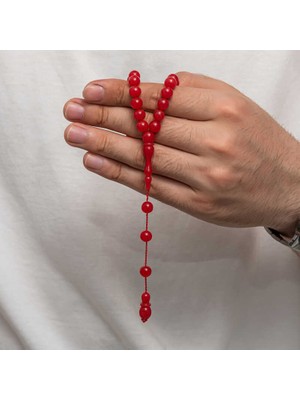 Erseyy Yuvarlak Sıkma Kehribar Tesbih