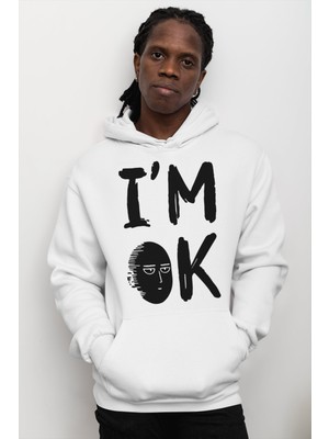 Sevbano One Punch Man Baskılı Unisex Oversize Anime Hoodie