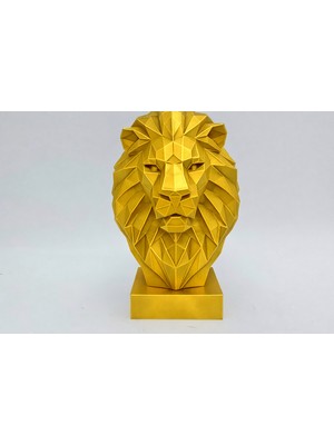 Printkuca Modern Geometrik Aslan Figürü