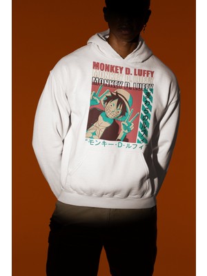 Sevbano Roronoa Zoro One Piece Baskılı Unisex Oversize Anime Karakter Hoodie