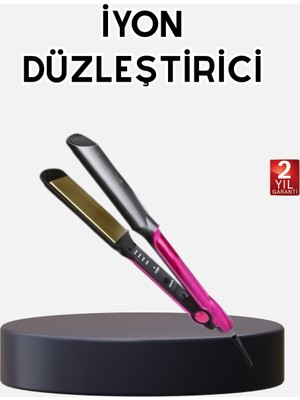 Pazarcan Iyonik Saç Düzleştirici – 220°C Isıya Kadar Çıkan LED Göstergeli ve Eşit Isı Dağılımlı Plaka