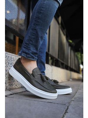 Pazarcan CH127 Cbt Loaferx Erkek Ayakkabı Hakı
