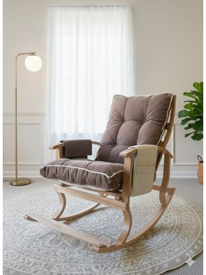 Padişah Ahşap Sallanan Sandalye, Tv Koltuğu, Emzirme Koltuğu, Dinlenme Koltuğu, Baba Koltuğu