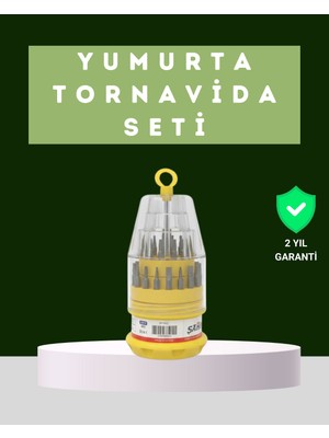 Verto Ateşe Dayanıklı Tornavida Seti Elektronik Tamir Için Çok Uçlu