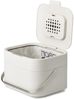 Hepta Collection Joseph Joseph 30015 Stack 4 Organik Atık Kabı, Plastik, 23,5 x 19,7 x 16,1 Cm, 23.5X19.7X16.10000000