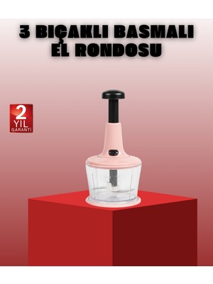 Verto Manuel Sebze Rondosu Pratik Bas Kes Doğrayıcı