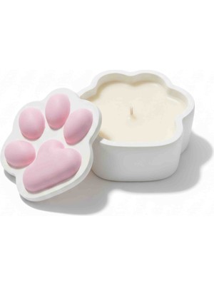 Yo&Ma Pati Figürlü Kapaklı Çiçeksi Kokulu Mum – El Yapımı Dekoratif Mum