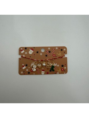 Mare Accessories Yılbaşı Temalı Charm Detaylı Bileklik