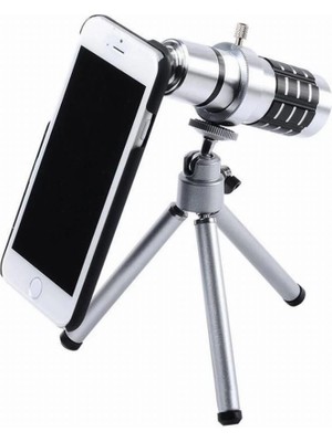Starseven Iphone5,5s,iphone4.4s Için Alüminyum 14X Optik Zoom Yakından Görüntü Çekme Dürbün