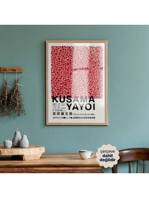 Persona Istanbul Yayoi Kusama "red Polka Dots" 2010 - Japonya Sergi Afişi ve Modern Sanat Posteri (Çerçevesiz)